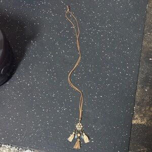 Chic Floral Tassel Necklace